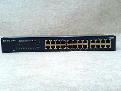 NETGEAR model JFS524 Fast Ethernet Switch 24port 10/100Mbps internet 