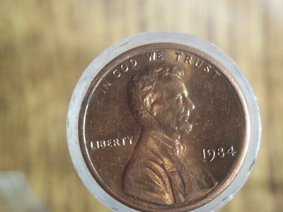 1984 P  die clash OBV- lincoln error cent NEW DISCOVERY-  Circulated