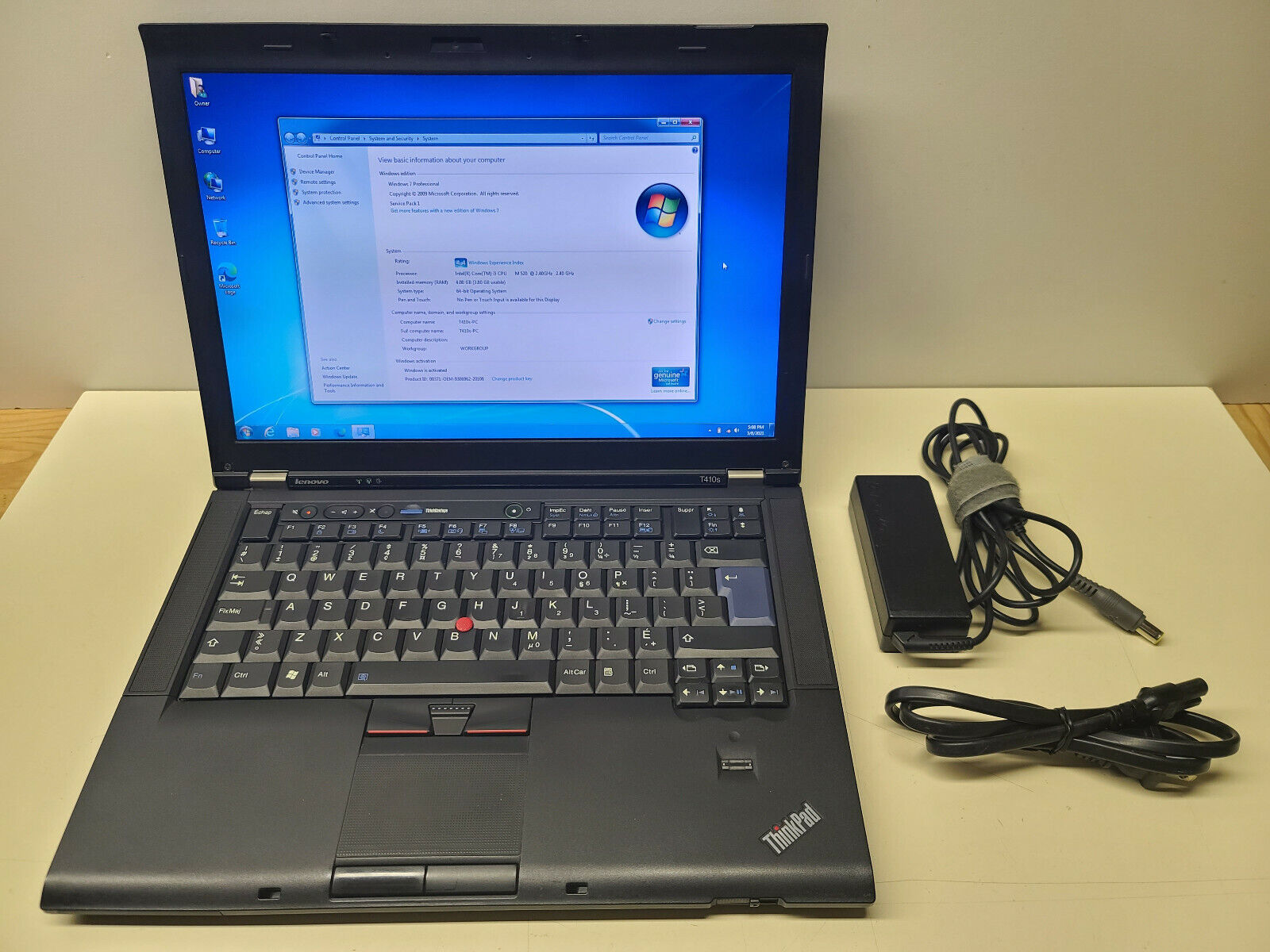 Lenovo ThinkPad T410S 2904-FZF + i5-520M + 4GB + 128GB SSD Lenovo ThinkPad T410S 2904-FZF + i5-520M + 4GB + 128GB SSD