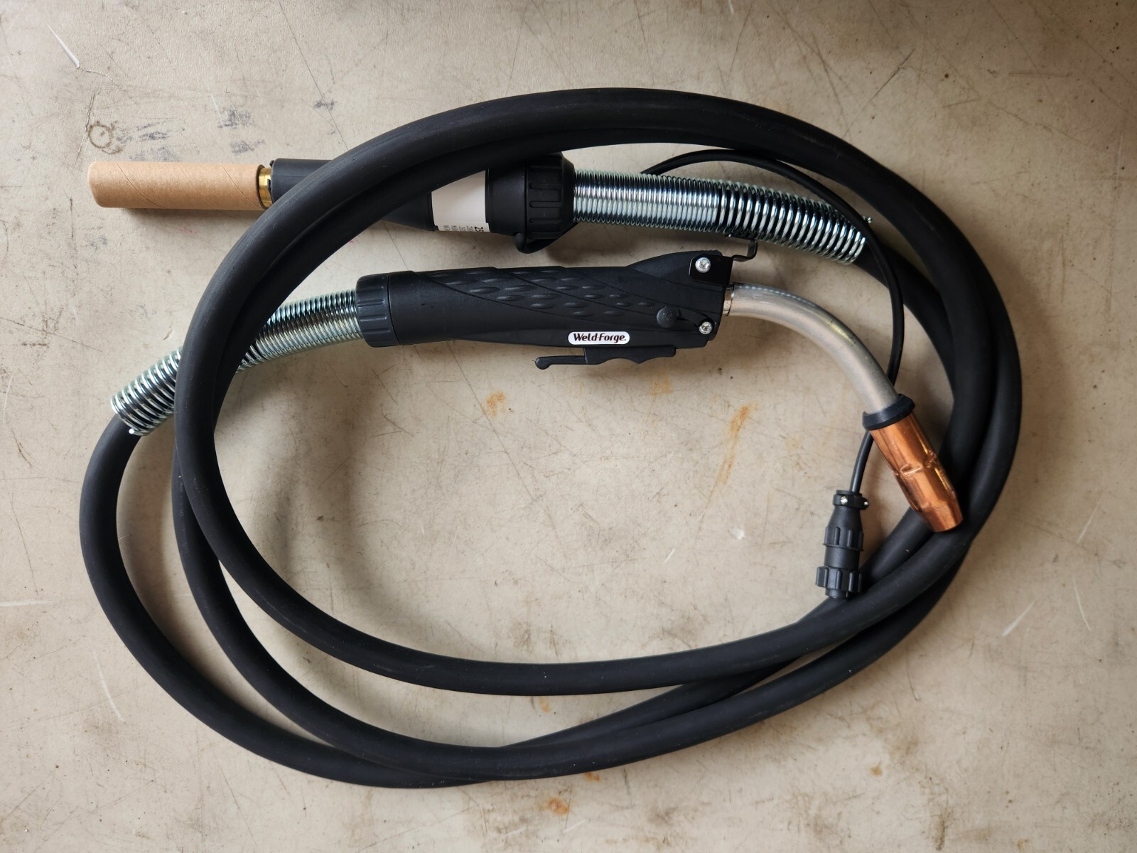 *NEW* Weld-Forge 250M123035M Mig Gun Miller Connector 280Amp 12' Lead