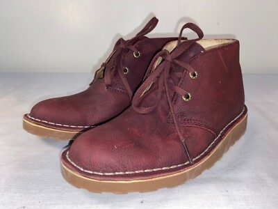 New L.L. Bean Stonington Chukka Boots Women's Burgundy Leather Lace-up - US 6