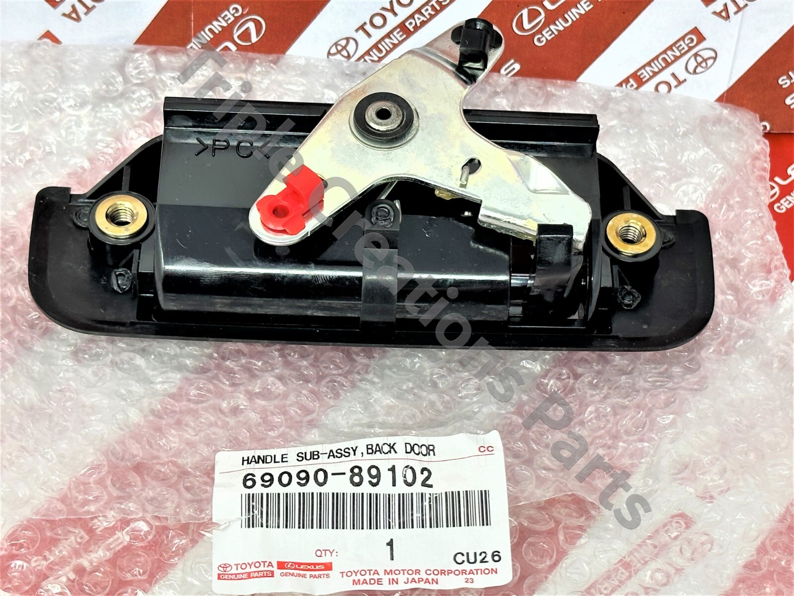 Toruさま購入品 69090-89102 TOYOTA GENUINE HANDLE ASSY, TAIL GATE OEM