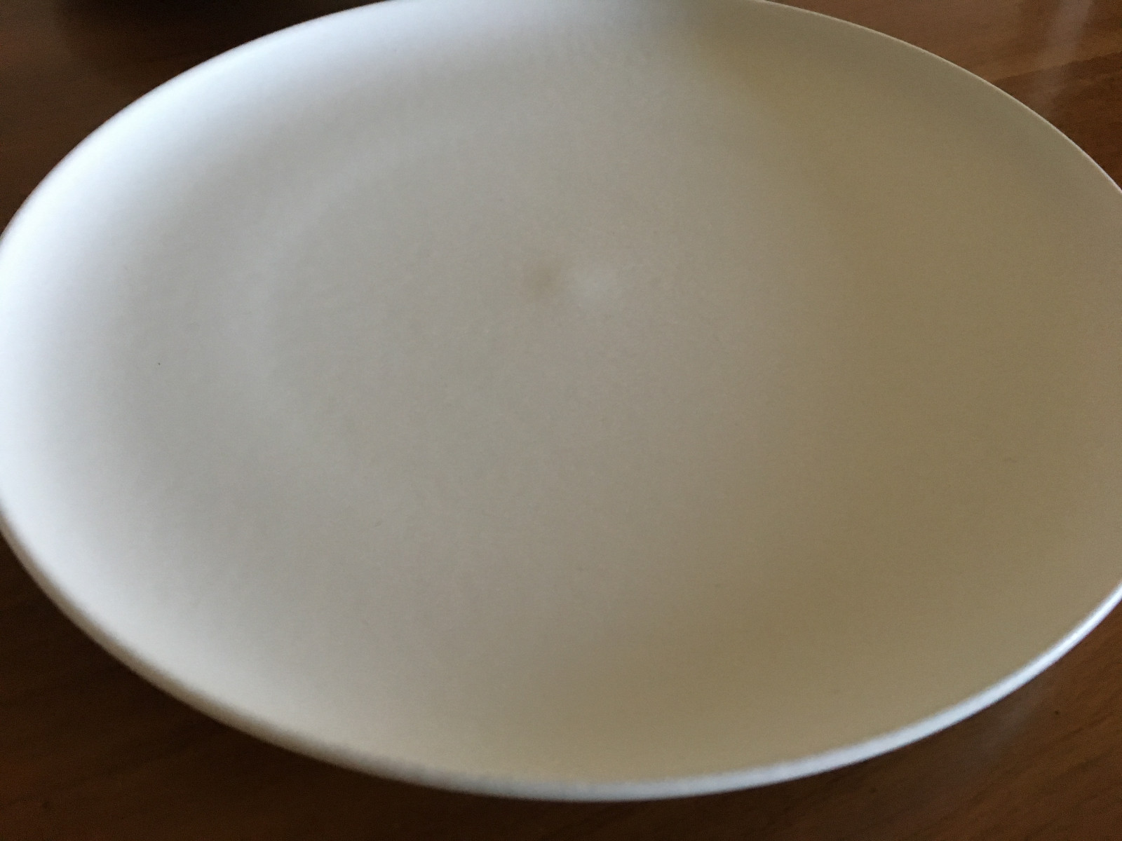 Two (2) Thierry Cheyrou Paris Plates Neiman Marcus White Satin Glaze Raynaud HTF