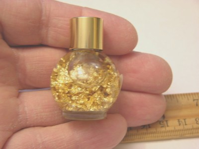 Gold all natural 0.999 gold flakes real gold in bottle 10 bottles per winner