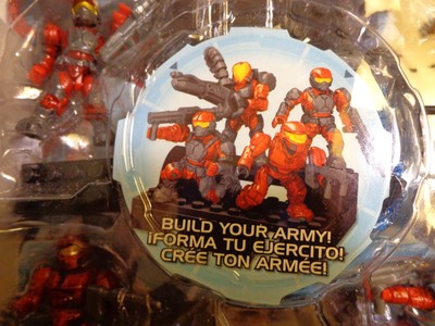 Halo Mega Bloks UNSC Red Combat Unit 96865 VHTF Factory Sealed