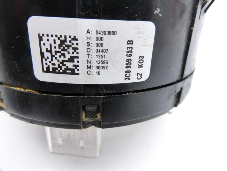 VW Passat 3C B6 06-10 Airbag Schleifring Wickelfeder VW Passat 3C B6 06-10 29.05.2007 3C0959653B gebraucht Vorschau 4