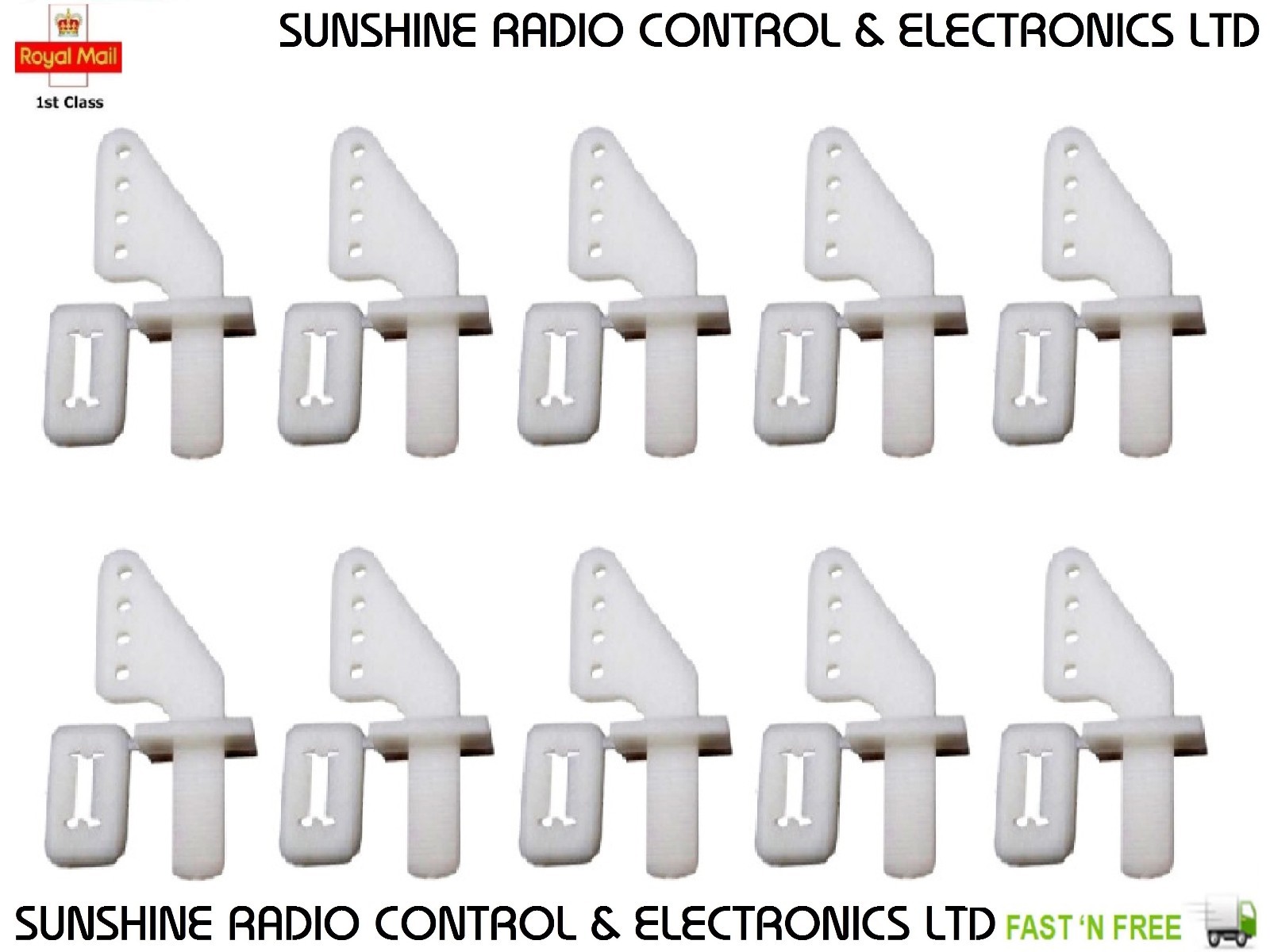 Servo Control Horn Pin Horns RC Plane Elevator Rudder Aileron 31mm Pack