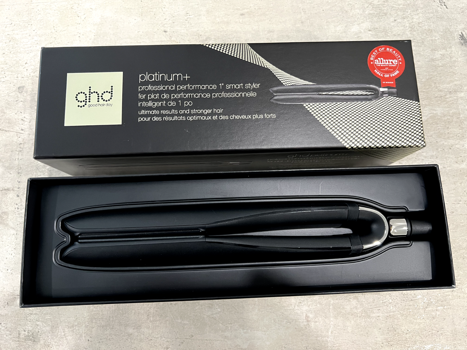 GHD - Platinum + Professional Performance - 1" Smart Styler - Black 