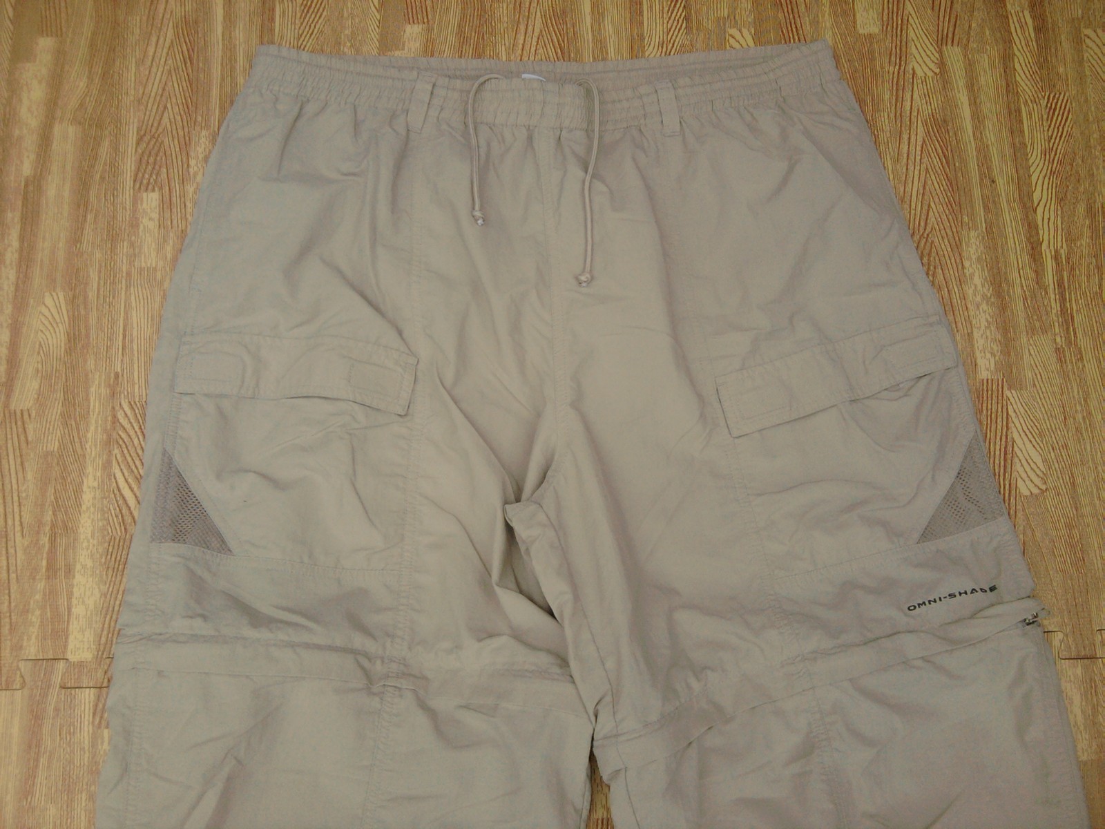 Columbia PFG Performance Fishing Gear Beige Pants Shorts Combo ~ Men's XL 30 L