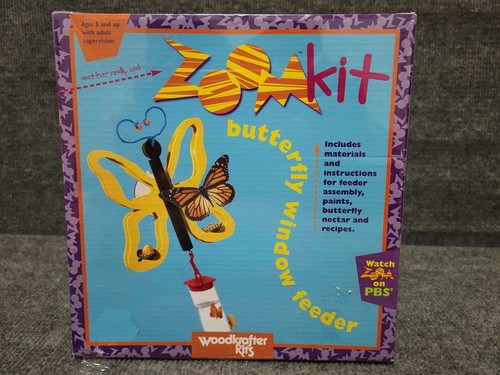 WoodKrafter Kits Zoom Kit BUTTERFLY WINDOW FEEDER