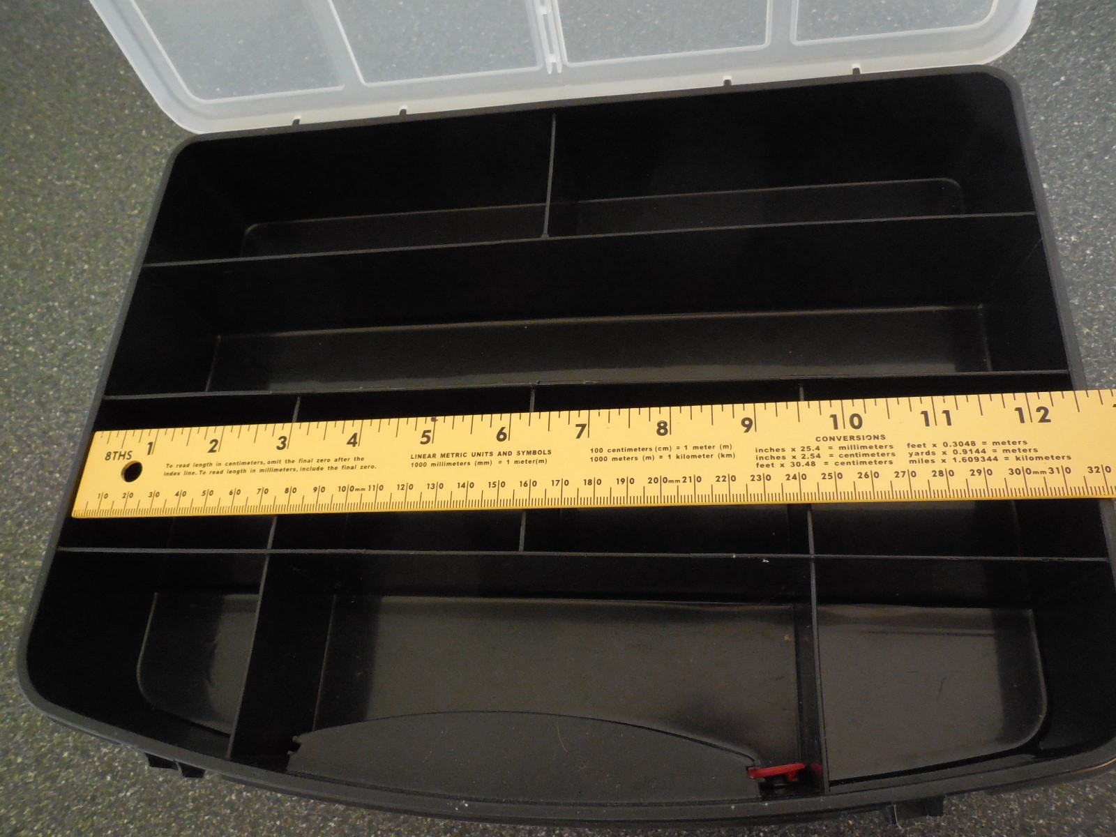 Quality DOUBLE SIDED STORAGE BOX Organizer Case Tools Parts Crafts MORE! Big!