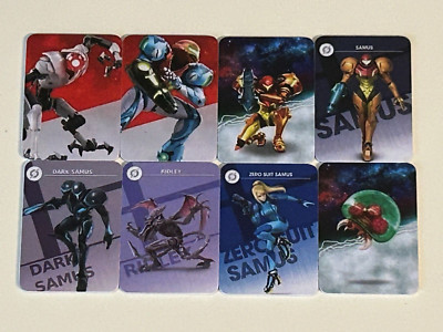 Metroid Dread Amiibo Set 8 Stk. NFC Mini Karten Suit Samus Aran Ridley EM.M.I.