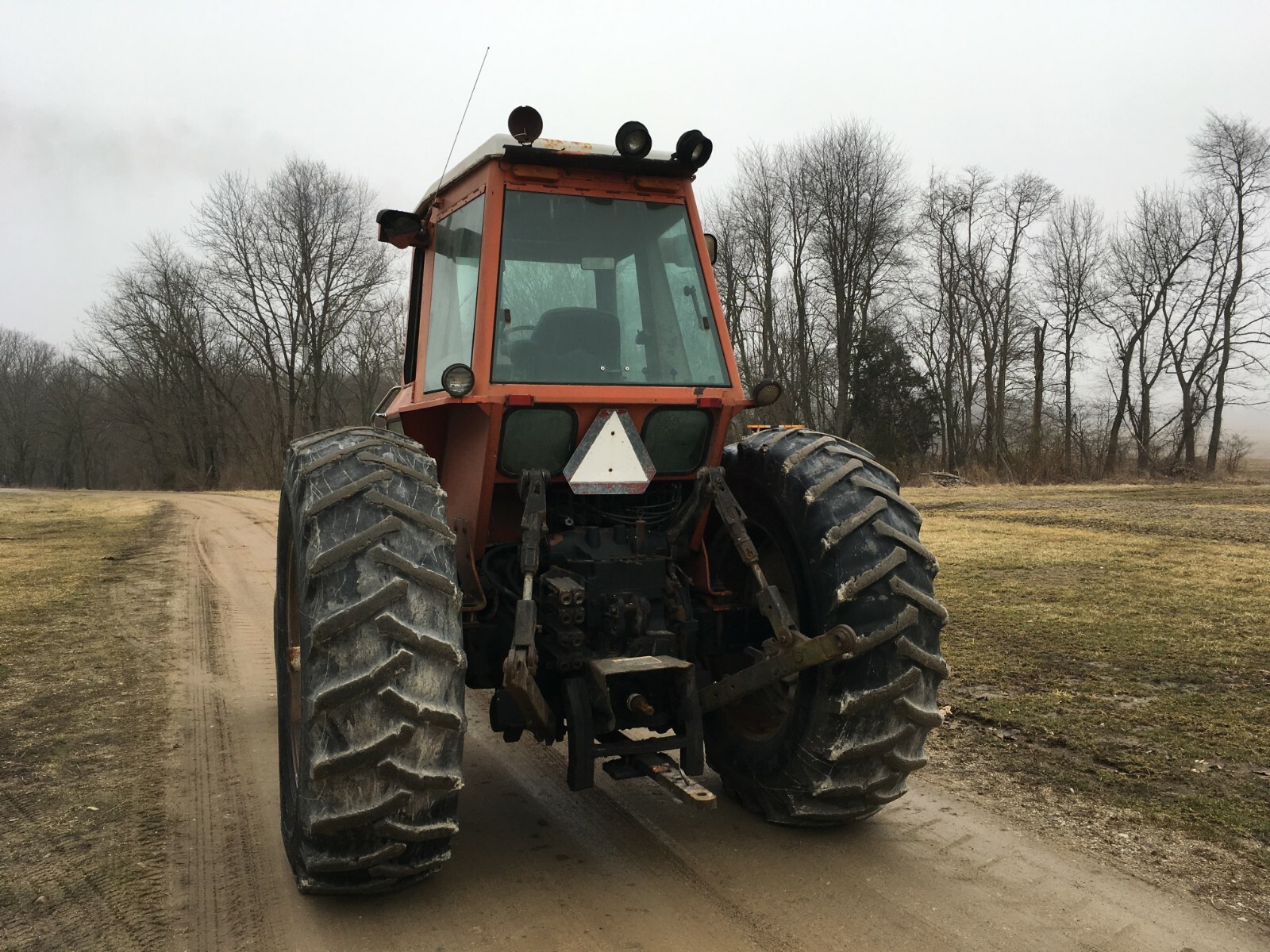 Allis Chalmers 7080 Tractor Runs Good 426 Motor