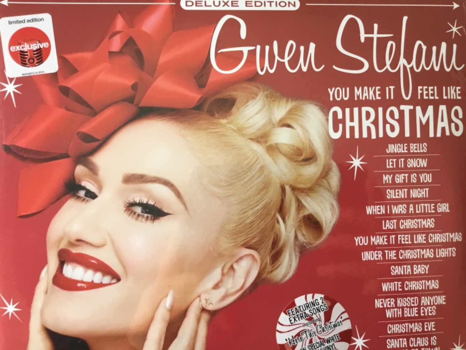 Gwen Stefani　クリスマス　レコード　LP white color GWEN STEFANI Christmas White Color Vinyl Record LP - New