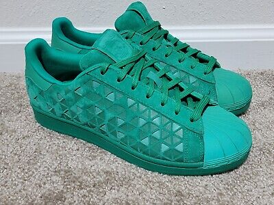adidas superstar xeno reflective flip black suede hexagon mens sz 95 aq8184 266283779618