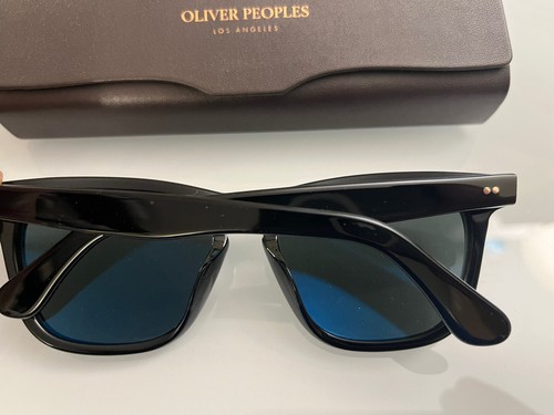Pre-owned Oliver Peoples Lynes Polarized Sun Black/ Midnight Express Polar Msrp $684 Rare
