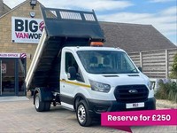 Ford Transit 350 TDCI 130 L2 LEADER ECOBLUE MWB SINGLE CAB ALLOY TIPPER DRW RWD