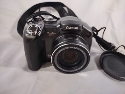 CANNON PowerShot S3 IS Camera Image Stabilizer 12X Optical Zoom 6.0 Mega Pixels