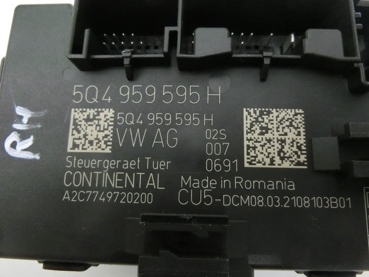 Skoda Octavia IV NX 20-24 Steuergerät ECU Modul Türsteuergerät Rechts Hinten Skoda Octavia IV NX 20-24 26.04.2021... Bild 4