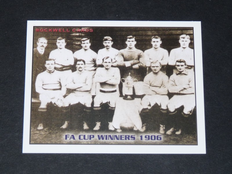 Rockwell Card 2005 Football Everton Cup 1906 Toffees Young Sharp Goodison Park