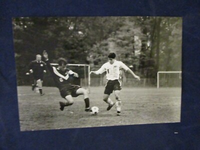 Vintage Mark Cavaliero #8 Wellesley vs Needham HS soccer Glossy Press Photo