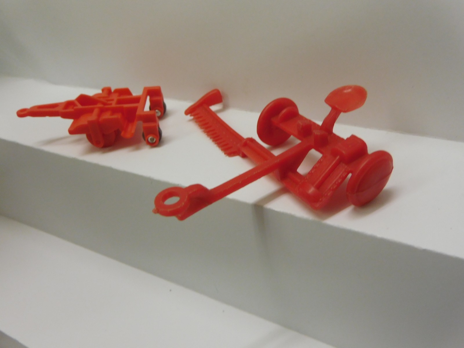 Sickle Mower and 6 Blade Disc Plastic Playset Farm Implement Accessories