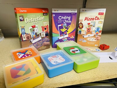Osmo Genius Kit & More Bundle: Detective Agency, Coding Jam, Pizza Co: See Info!