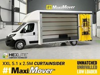 FIAT DUCATO XXL 5.1M HIGH PAYLOAD LOW FLOOR LOW LOADER CURTAINSIDER LUTON VAN