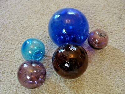 Nautical Resin Buoys Floats Seaside Beach House Marine.....