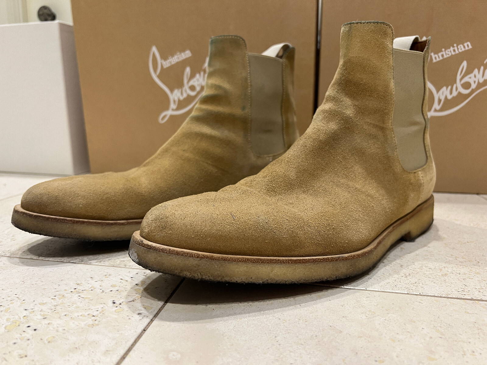 Common Projects Chelsea boots tan suede 44 11 | eBay Common Projects Chelsea boots tan suede 44 11 | eBay