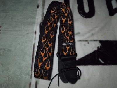 Dunlop  Flambe OrangeYellow Flame Guitar Strap