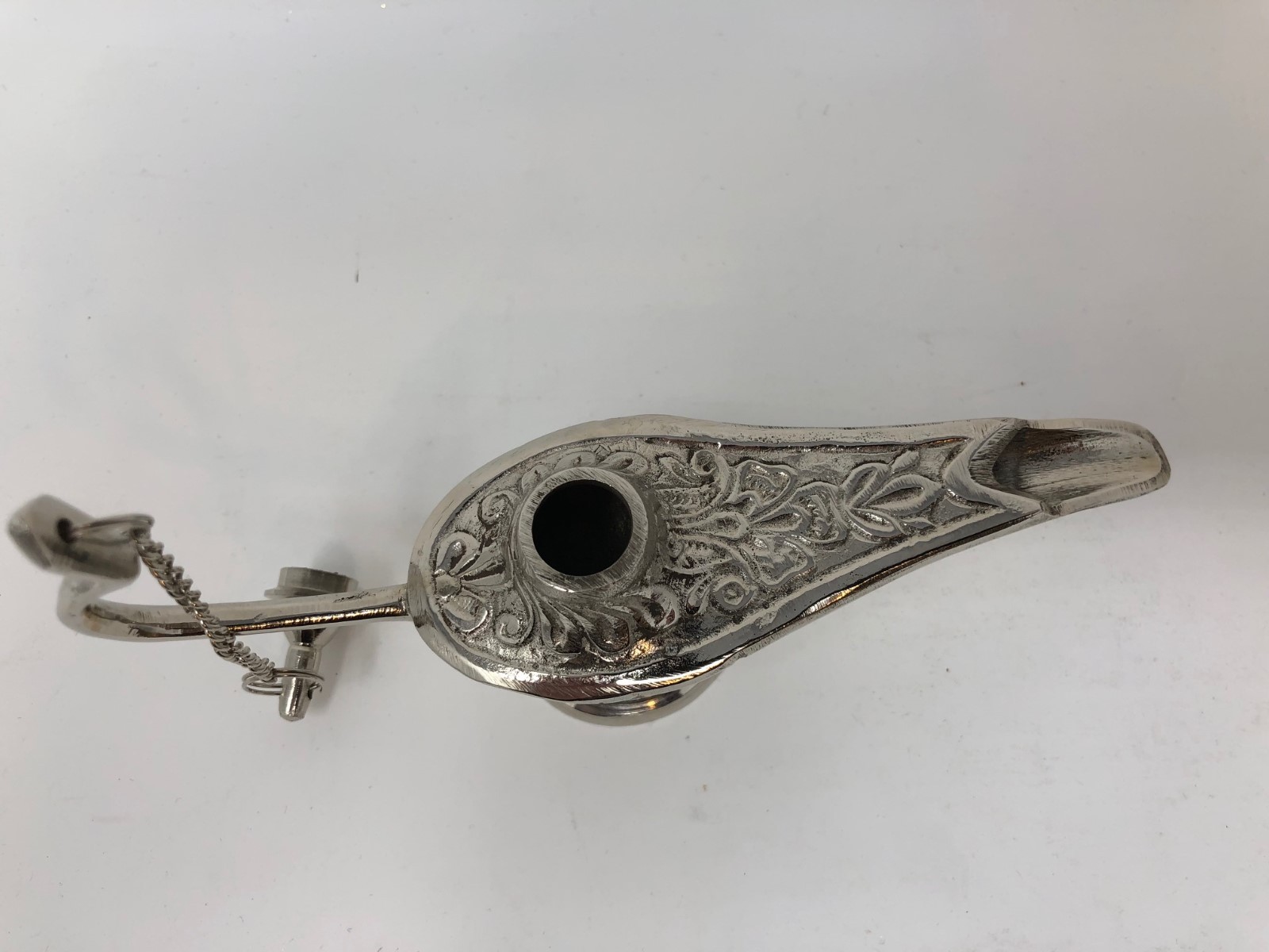 Ornate Miniature Aladdin Genie Oil Lamp Incense Burner Home Decor