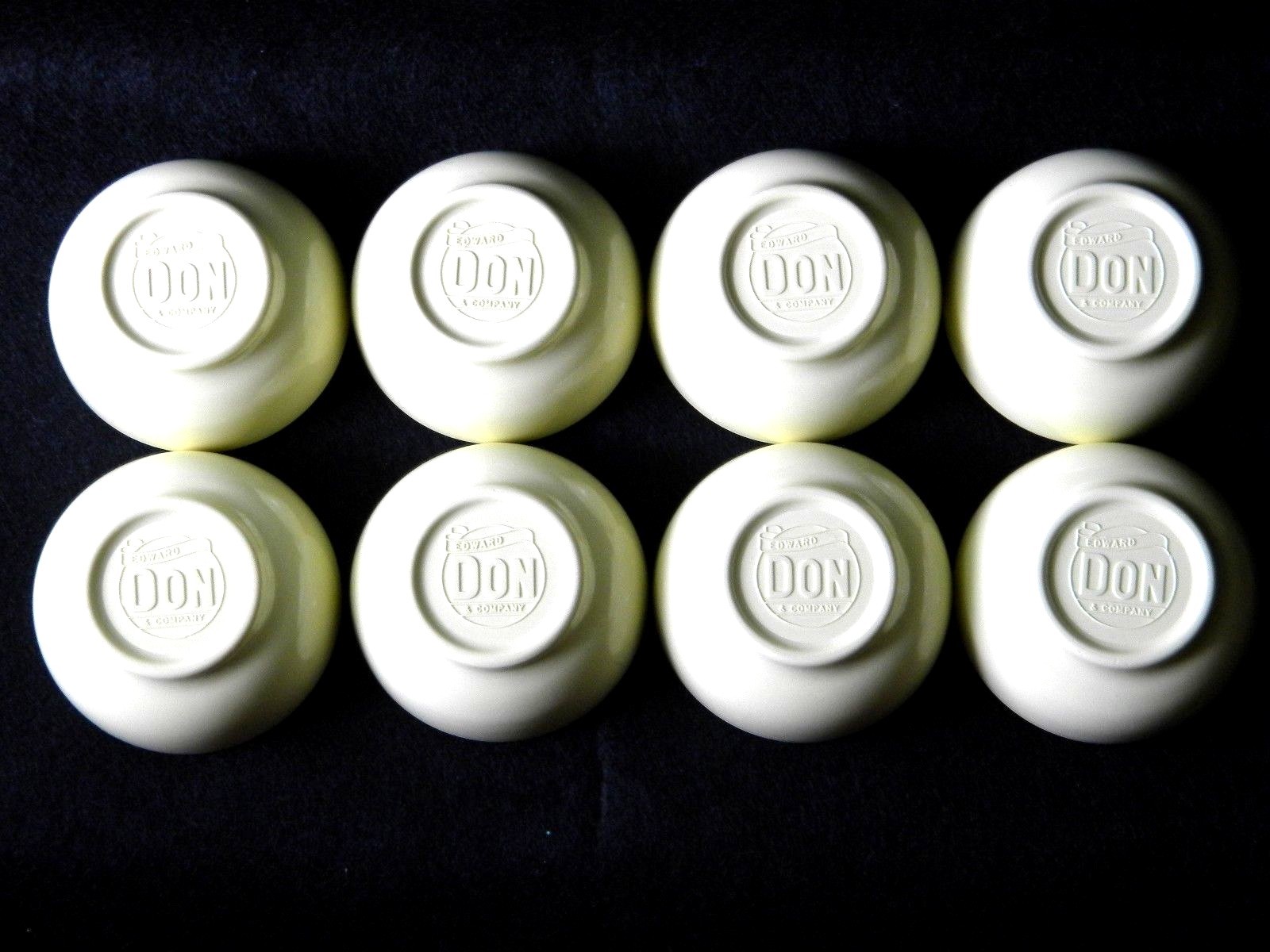 Vintage Edward Don & Co  Melamine Plastic Cups Set of Eight (8)