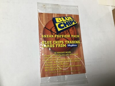 B-160  1994 SKYBOX BASKETBALL FACTORY SEALED BLUE CHIPS  PREVIEW PROMO PACK