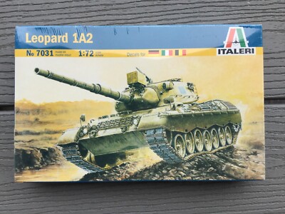 ITALERI 1/72 WEST GERMAN LEOPARD 1A2 MAIN BATTE TANK PLASTIC MODEL KIT 7031 F/S