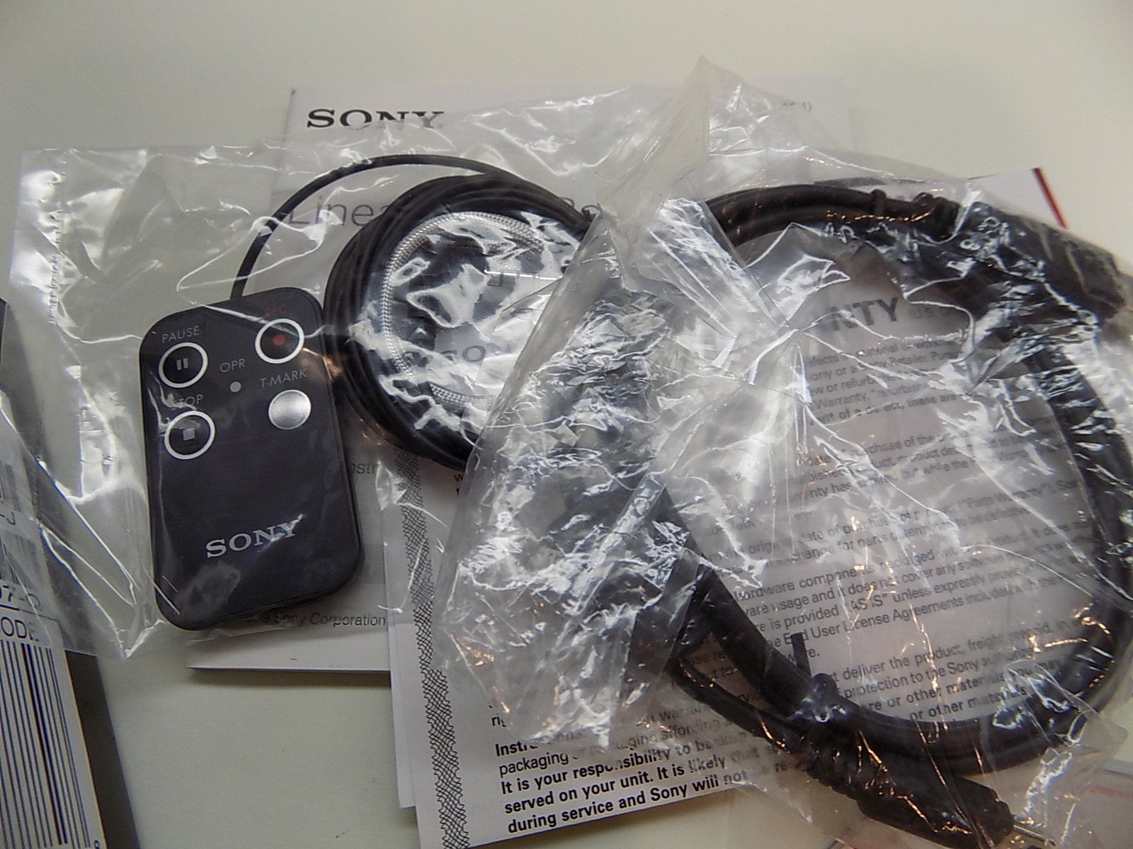 Sony PCM-M10 Linear Guitar Recorder-original plastic screen protector still on