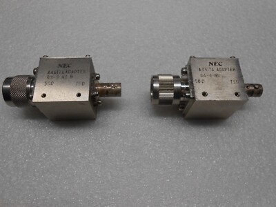 IMPEDANCE MATCHING PAD, COAXIAL, N M, BNC F, NEC