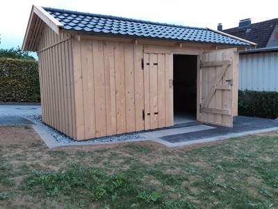 Holzhaus Gerätehaus Holzschuppen 500 x 300 Gartenhaus 5m x 3m neu Holz