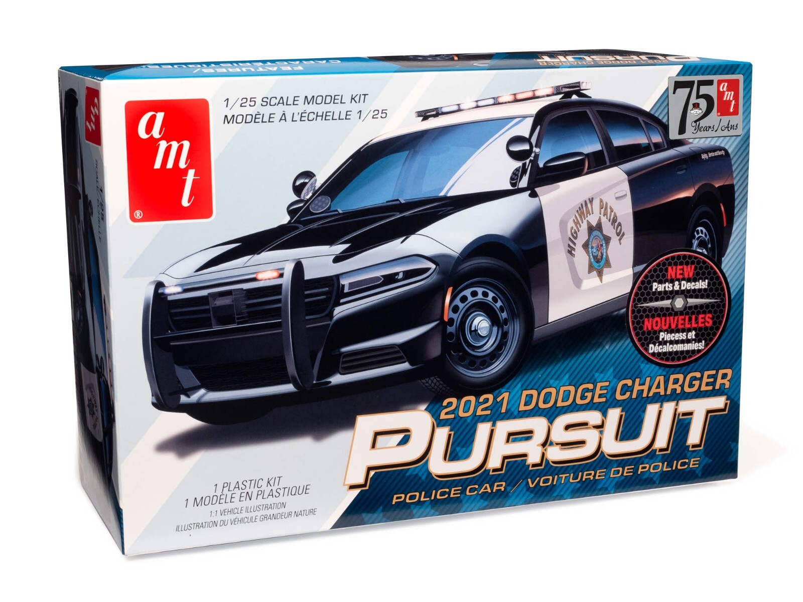1/25 Scale Model Kit NEW TOOLING '21 Dodge Charger Pursuit