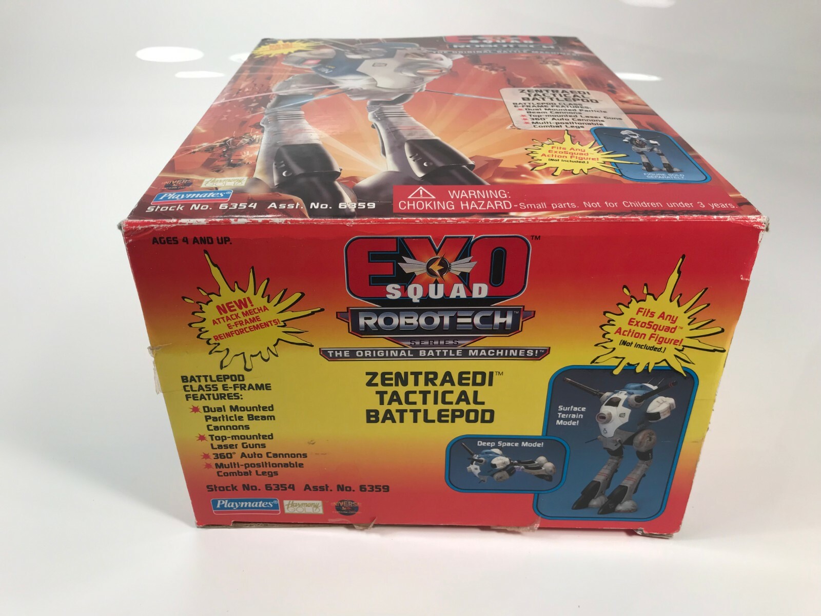 Exo Squad Robotech Series Zentradi Battle Pod BOX ONLY E-Frame