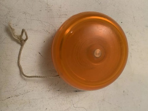 VINTAGE YOYO TOY usa made yo collectible yo Duncan Imperial Orange gold world #1