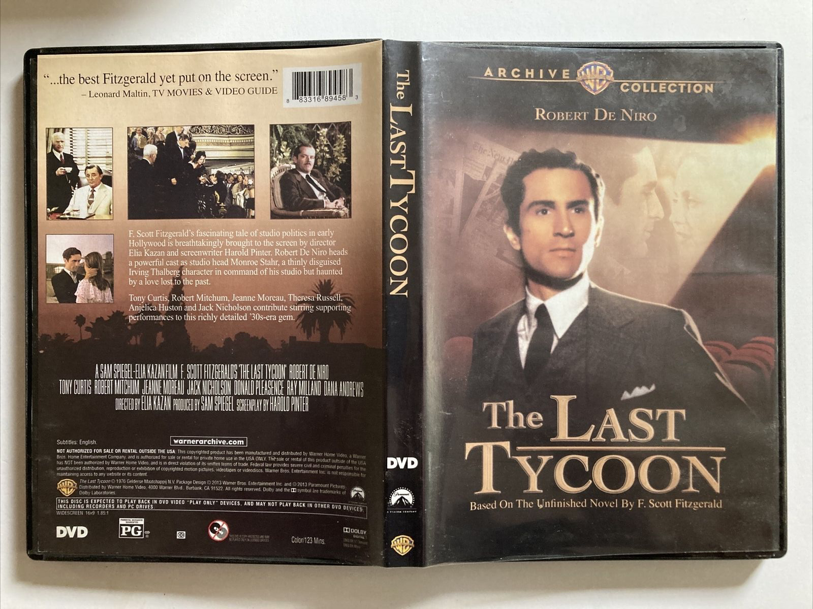 The Last Tycoon (DVD, 2013) Robert De Niro - Archive