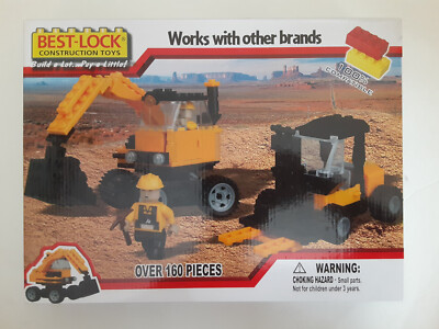 Best Lock Construction 160 Piece Set Digger equipment New Sealed 