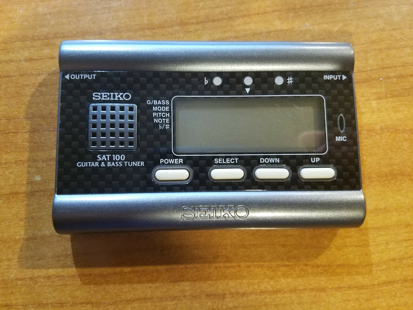 Seiko Guitar and Bass Tuner Model SAT100, TESTED