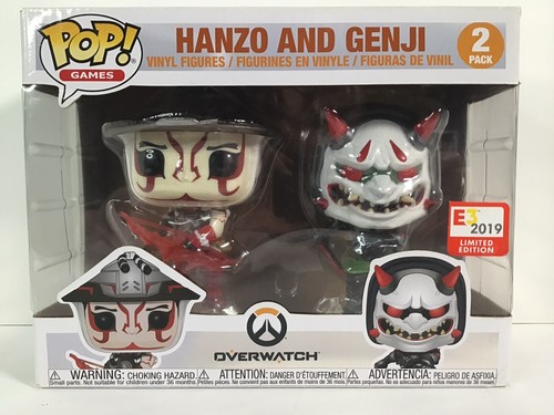 funko pop バンザイ、シェンジ、エド　3点パック Funko Pop! Overwatch Hanzo and Genji 2 Pack E3 2019 Limited