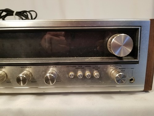 Vintage Pioneer SX-434 AM/FM Stereo Receiver Wood Cabinet