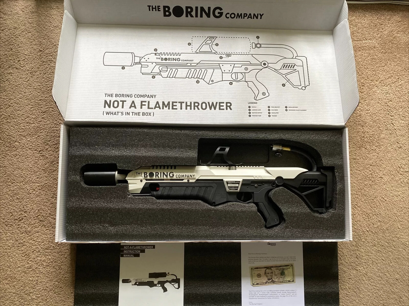 Boring Company Not A Flamethrower Doge2TheMoon Much Hot Very Amaze