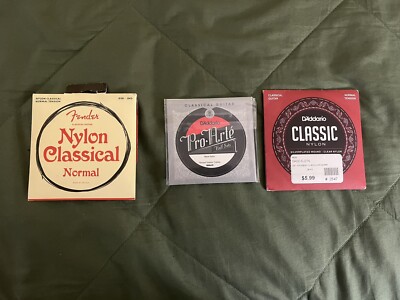 D'Addario and Fender Nylon Strings