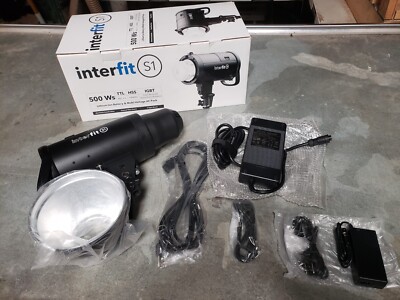 Interfit Photographic S1 500ws AC Battery-Powered HSS TTL Monolight Flash - Mint