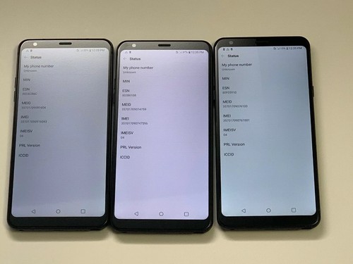 Lot of 3 LG Stylo 4 LM-Q710US Xfinity Mobile 32GB Samrtphones AS-IS GSM